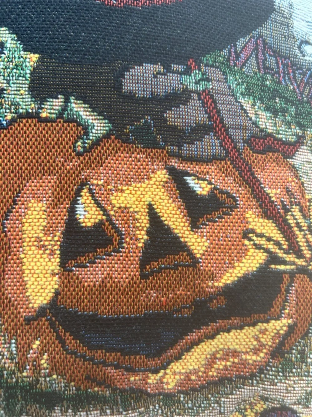 La France Home Halloween Pillow Bundle 2 BOO Sequin Ghost Pumpkin Spooky Decor